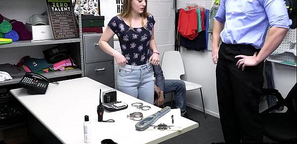  Perfect teen Kinsley Kane got busted and fucked hard by a perverted cop